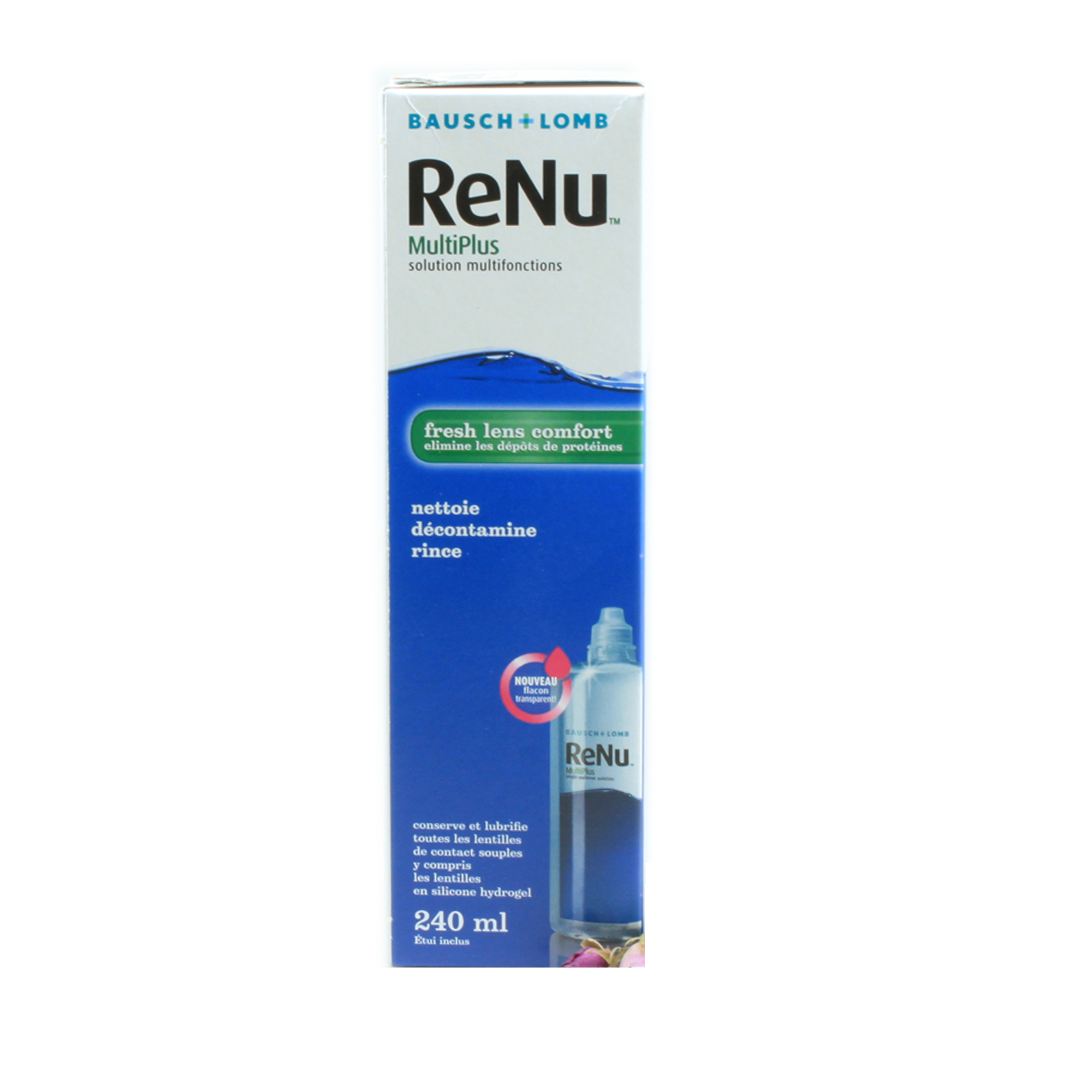 محلول شستشوی لنز رنیو - 240 میلی لیتر RENU MULTI PURPOSE SOLUTION