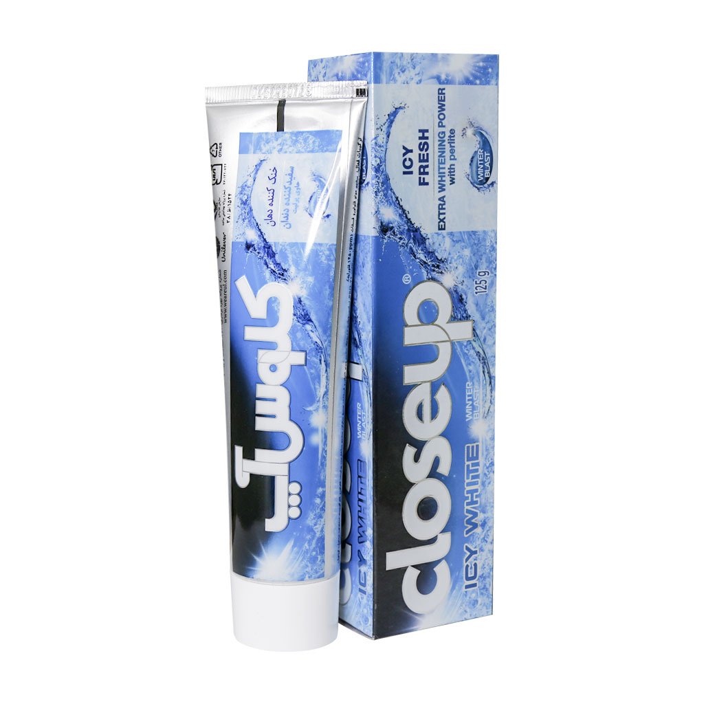 خمیر دندان سفید کننده خنک کنده 100 میل کلوس آپ CLOSE UP WINTER-BLAST-ICY-WHITE-GEL-TOOTHPASTE