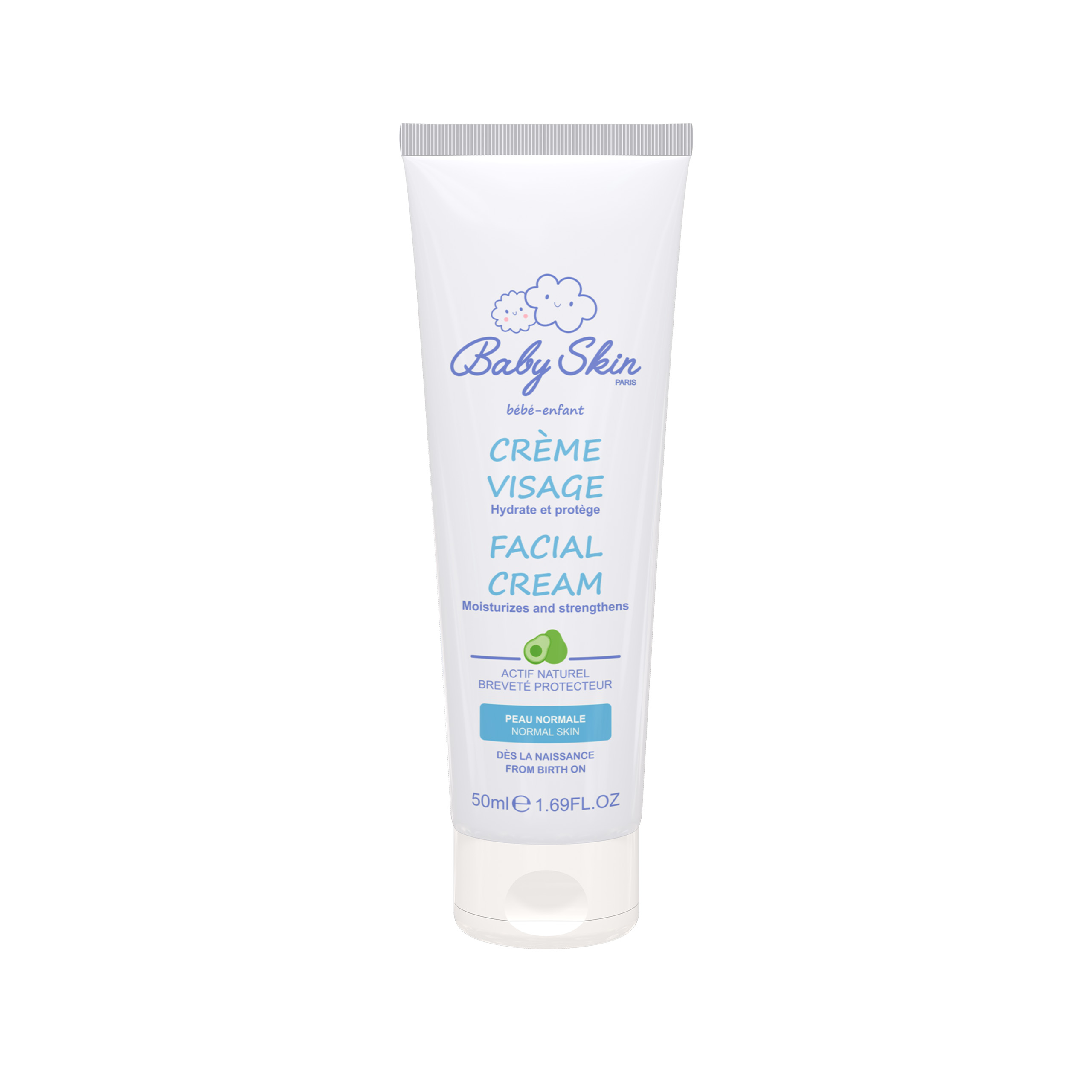 کرم مرطوب کننده صورت کودک بیبی اسکین Baby Skin Facial Cream